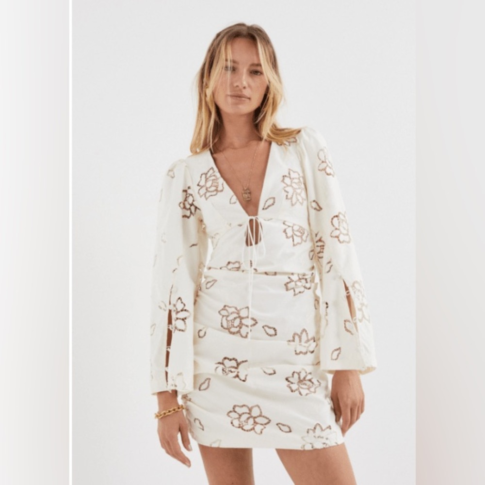For Love and Lemons Renee Bell Sleeve Mini